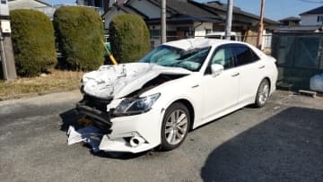 時速130キロ以上で運転か　交差点で原付バイクと出合い頭の事故　車を運転の男を逮捕「渋滞するので早く行きたいと…」福岡・筑後市