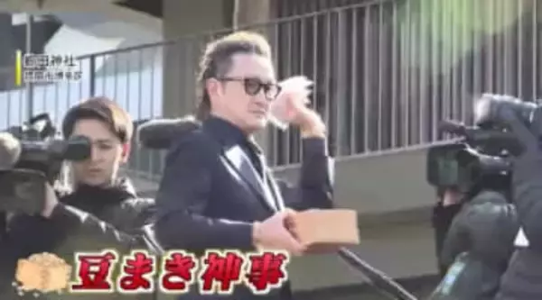 迫力満点の“鬼”登場に幼稚園児が泣き笑い　福岡の「節分の日」あれこれ　中村獅童さん「福は内！」櫛田神社の豆まきに大歓声