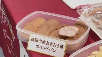 「あまおう」使ったパンも…“学校給食に新たな食材を”　企業や団体が持ち寄った500品目を展示　投票結果を受けて献立に　福岡