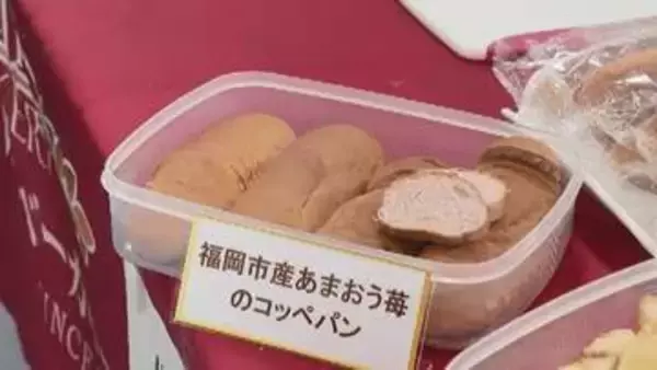 「あまおう」使ったパンも…“学校給食に新たな食材を”　企業や団体が持ち寄った500品目を展示　投票結果を受けて献立に　福岡