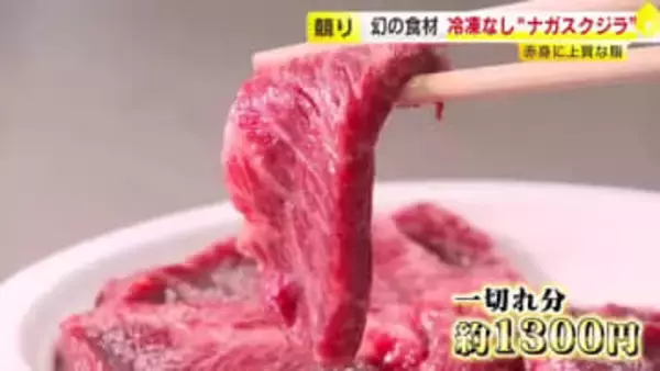 1キロ13万円で落札「見た目はまるで牛肉の高級部位」“幻の食材”生のナガスクジラが市場で競りに　福岡