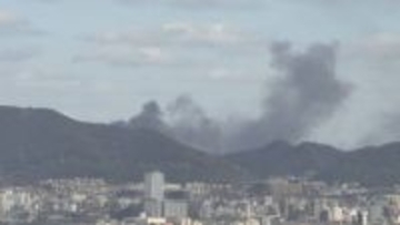 【速報】黒煙上がる「平屋建ての倉庫が燃えている」通報多数　山に延焼との情報も　福岡・北九州市