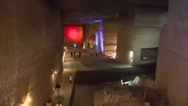 大型連休最終日もにぎわい　宇都宮市の大谷資料館の巨大地下空間を満喫