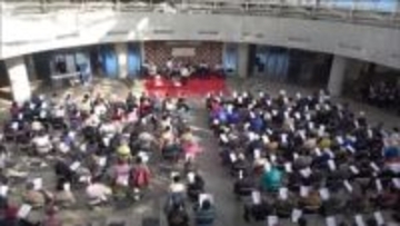 歌で元気に！　仲間とクリスマスソング　宇都宮市・道の駅ろまんちっく村