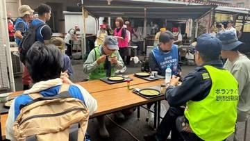災害ボランティアに感謝を込めて　盛りそば提供　足利市