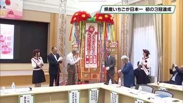 栃木のイチゴ初の「3冠」を祝う　いちご王国プロモーション推進委員会が発表　食味でも日本一に