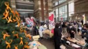 障害者の育てた野菜や授産所の商品など販売　栃木県庁でナイスハート農福マルシェとバザール開催