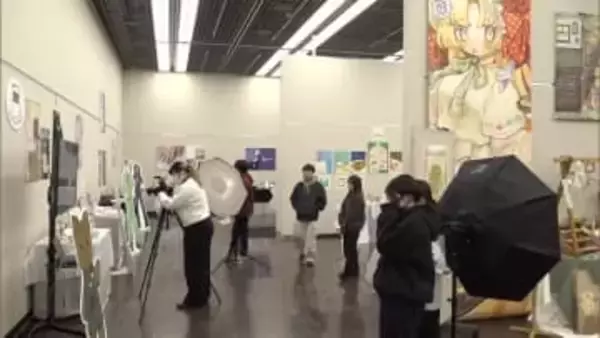 学びの集大成　約３００点の力作並ぶ　宇都宮メディア・アーツ専門学校の卒業制作展