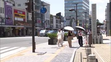 栃木県内の６～８月の平均気温　統計史上最も熱くなった去年から２℃以上低く　平年比では０.４℃高く