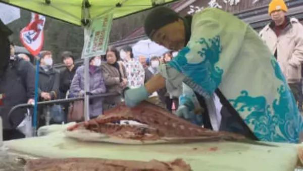 富山産のブリが運ばれた歴史にちなむ…岐阜県高山市で『ぶり街道祭り』塩ぶりの切り身は一切れ2800円前後で販売