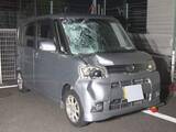 「19歳男性が意識不明の重体…軽自動車でひき逃げした疑いで46歳男を逮捕 警察官が付近でガラスにひび入った車を発見」の画像1