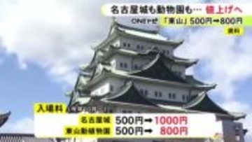 名古屋城の入場料を2倍の1000円に…名古屋市の新年度予算案 一般会計総額約1兆7千億円と10年連続で過去最高を更新