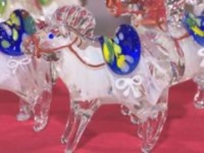 1300度の炉で溶かす…ガラス工房で空き瓶を再利用した干支の置物づくり 道の駅や岡崎城公園で販売