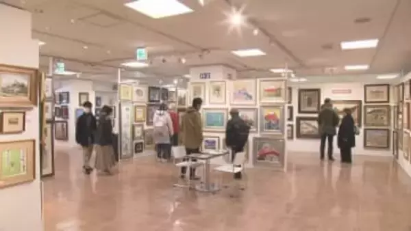 来月いっぱいで閉店…名鉄百貨店で美術品のセール 2割から3割安く販売され売上の一部は福祉事業などに