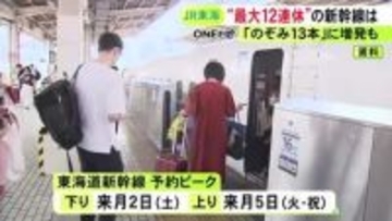 今年のGWは最大12連休…東海道新幹線の予約ピークは下りが5/2・上りが5/5 一部で既に空席少ない列車も