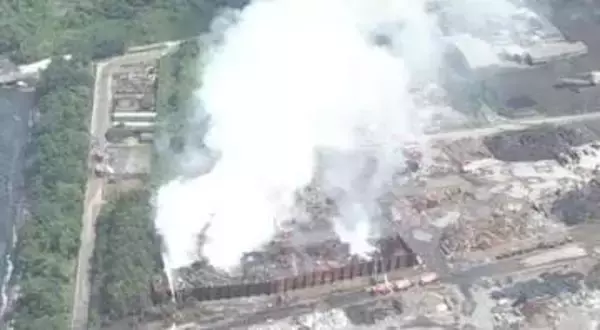 男性1人がケガ…大同特殊鋼の工場内で起きた火災 発生から90時間以上経ち鎮圧を発表 鎮火には依然至らず