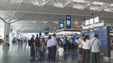 中部空港でお盆休みの出国ラッシュ続く 国際線予約者数は約11万9千人 中国便減などで去年より3万人程少なく