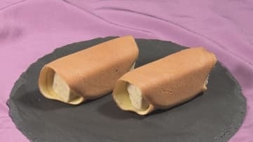 茶巾しぼりでないレアなフォルム…1日1000本売れる老舗の『栗きんとん巻』人気の理由の一つに“お得感”