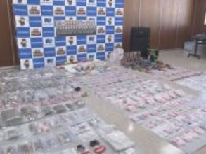 押収量は末端価格1億円超…集合住宅で大麻等の違法薬物を販売目的で所持か 密売グループとみられる3人を逮捕・送検
