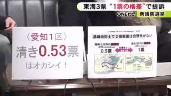 8日投開票の衆院選「一票の格差」を巡り全国で一斉提訴 弁護士らが人口比例に基づかない区割りは違憲と指摘