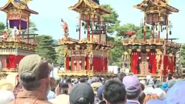 豪華絢爛な祭屋台が古い町並みに…飛騨高山に春の訪れを告げる『春の高山祭』開幕 2日間で約18万人の人出を予想
