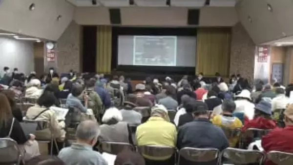 名古屋の相生山緑地を横断する道路 工事再開を巡り市が住民説明会開催 環境への影響が少ない工事方針など示す