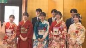 全員が保育園からの幼馴染…岐阜県高山市の荘川町で「二十歳のつどい」8人が出席し将来への決意を新たに