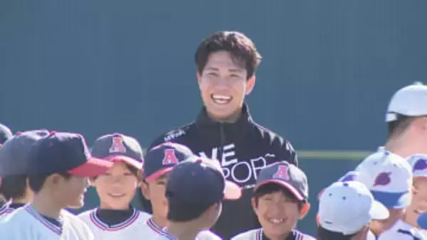メッツ・千賀滉大が出身地の愛知県蒲郡市で野球教室 小学6年生約60人にケガをしにくい球の投げ方など指導