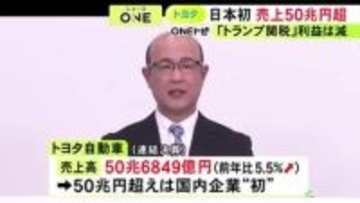 HVを中心に販売好調…トヨタ自動車の売上高が日本企業として初の50兆円超え 来年3月期は3期連続の減益見込む