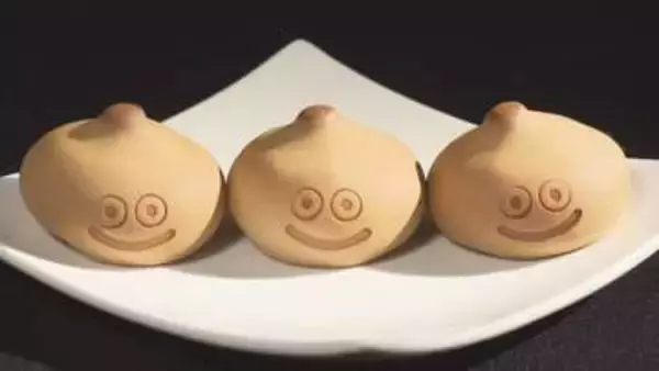 職人にとっては目と口が“難敵”…『スライムまんじゅう』があらわれた！名古屋の青柳総本家とスクエニが再びコラボ