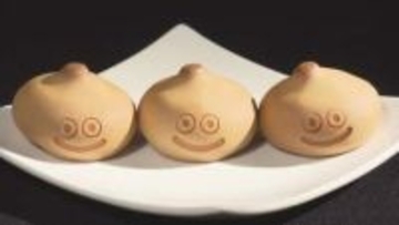 職人にとっては目と口が“難敵”…『スライムまんじゅう』があらわれた！名古屋の青柳総本家とスクエニが再びコラボ