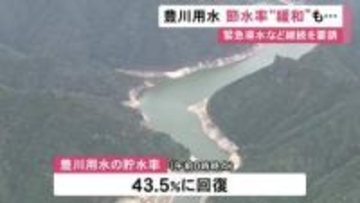 県も田植え延期の要請続ける…愛知県東三河地域に水を供給する豊川用水 水資源機構が緊急渇水対策の継続を要請