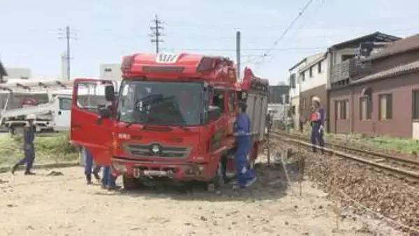 「消防車を盗んで木更津に帰ろうと…」愛知県内の駅で出動中の消防車を盗んだ疑い 千葉県に住む57歳男を逮捕