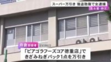 スーパーで刻みネギ1パックを万引きし警備員に大ケガさせたか 28歳女を逮捕「全部間違っています」と否認