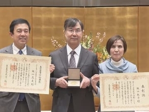 共同研究者の妻も…ノーベル賞受賞者の坂口志文さんに名古屋市が学術表彰を贈呈「研究でも家庭でも同じ方向を」