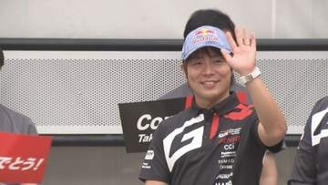 トヨタ・勝田貴元選手 「最高の舞台で最高のパフォーマンスを」28日からのラリージャパンを前に名古屋で応援フェス