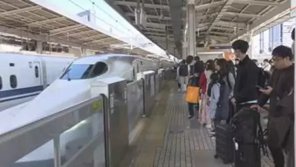 万博あった前年を上回る…GWの東海道新幹線利用者数が前年比4％増 一方で名鉄の中部空港駅利用者数は同12.9%減