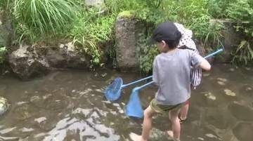 アユのつかみ取り体験も…愛知県豊田市で「香嵐渓一の谷フェスタ」地元の飲食店やキッチンカーが出店し賑わう