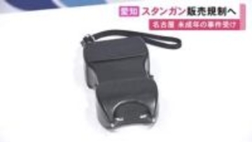 強盗事件相次ぎ…未成年への“スタンガン”の販売規制 愛知県が検討開始 バタフライナイフ等と同じ「有害がん具」に