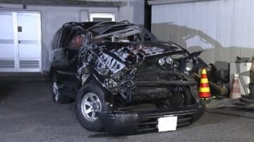 東海環状道で車が横転 30代とみられる女性が意識不明の重体 同乗の男女3人もケガ 周辺で約4時間通行止めに