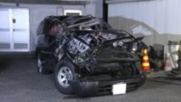 東海環状道で車が横転 30代とみられる女性が意識不明の重体 同乗の男女3人もケガ 周辺で約4時間通行止めに