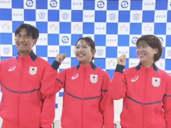 「一番カッコいい滑りを」ミラノ・コルティナ五輪に出場するみよし市在住のショートトラック3選手が激励会に参加