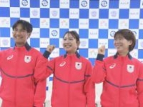 「一番カッコいい滑りを」ミラノ・コルティナ五輪に出場するみよし市在住のショートトラック3選手が激励会に参加