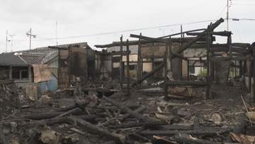 3人は寝室 1人はリビングで発見…津市で4人の遺体が見つかった火事 玄関周辺が特に激しく燃え破裂したガスのボンベも