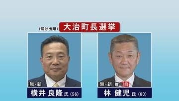 前町長が“無断侵入疑惑”で辞職…愛知県・大治町長選挙の投票始まる いずれも無所属で新人の2人が立候補