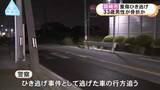 「妻と2人で帰宅途中…横断歩道を歩いていた33歳男性が右から来た車にはねられ重傷か 車は走り去りひき逃げ事件として捜査」の画像1