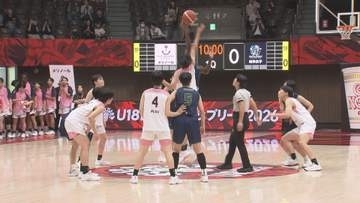 全国のバスケ強豪校が頂点目指す『U18日清食品トップリーグ2026』女子の初戦は四日市メリノール学院が岐阜女子破る
