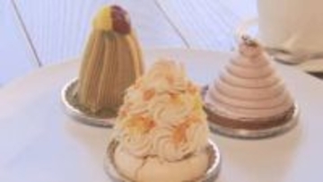 秋の学びの森で“黄葉狩り”とモンブラン巡り　県外からも客が訪れる「喫茶室 山脈」の限定スイーツが話題