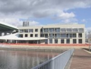 ホテルやビーチバレーコート等…名古屋・中川運河のほとりで建設進む商業施設『NAKAGAWA CANAL DOORS』6月開業へ