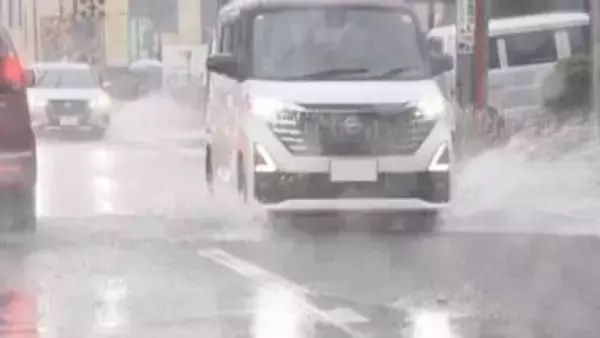 1時間に77ミリの非常に激しい雨も…東海3県で非常に激しい雨 三重県四日市市と鈴鹿市にレベル4土砂災害危険警報
